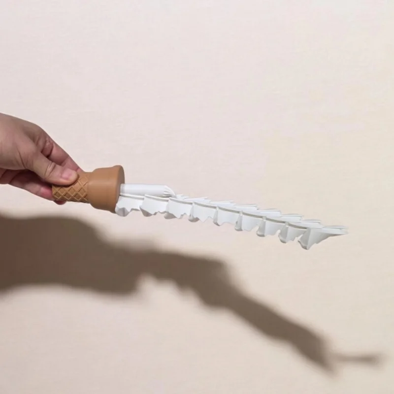 3D-печатный выдвижной меч-мороженое, забавный реквизит для розыгрышей, милый декоративный элемент для стола и дома, оригинальный подарок для друзей (art.: 3920dc37a0137) - 3920dc37a0137