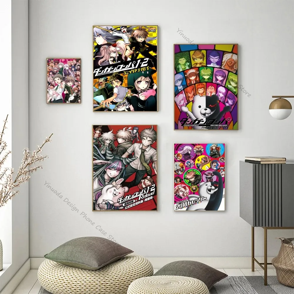 1 Шт. Аниме-игра Danganronpa Высококачественный Винтажный Принт Постер Настенное