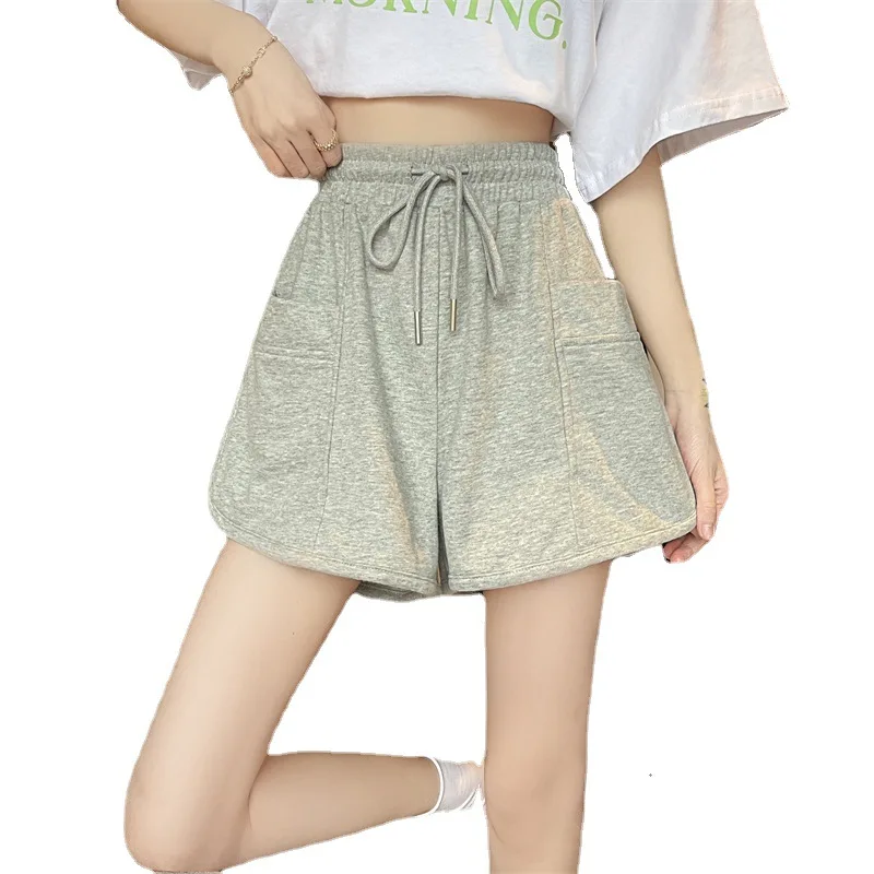 Wide Legs Summertime High Waist Lax Booty Shorts for Women Appears Thin Outering Jogging Fashionable Guard Tide Women's Casual