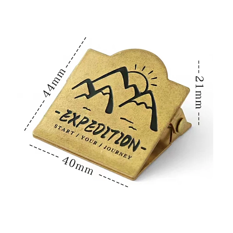 

Винтажный латунный зажим Velluto