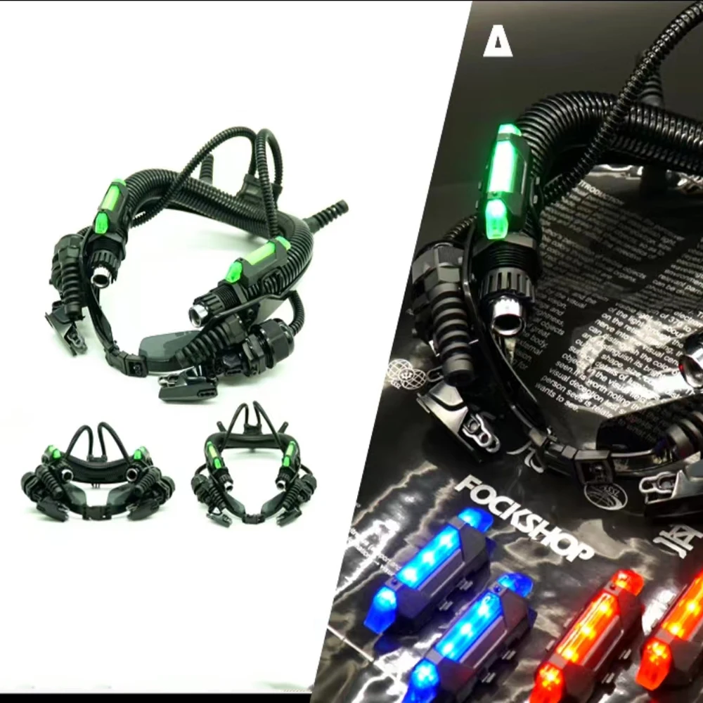 Маска Cyberpunk функциональная креативная маска ручной работы в стиле спецназа