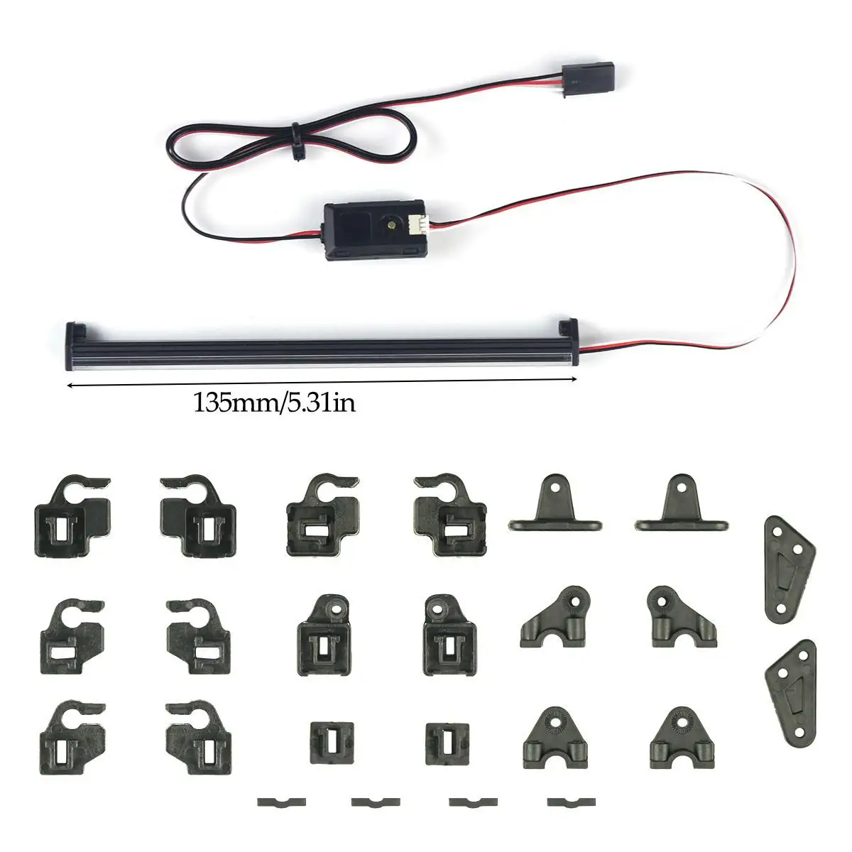 

Для 1/10 Rc Crawler Trax/as Trx4 UDR Axial Scx10 Rgt Wrangler D90 Rubicon Rc Автомобильная потолочная лампа 7 цветов и 12 режимов Светодиодная панель