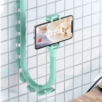 universal phone holder arm flexible lazy holder suction cup stand wall desk bicycle stents caterpillars bracket for mobile phone