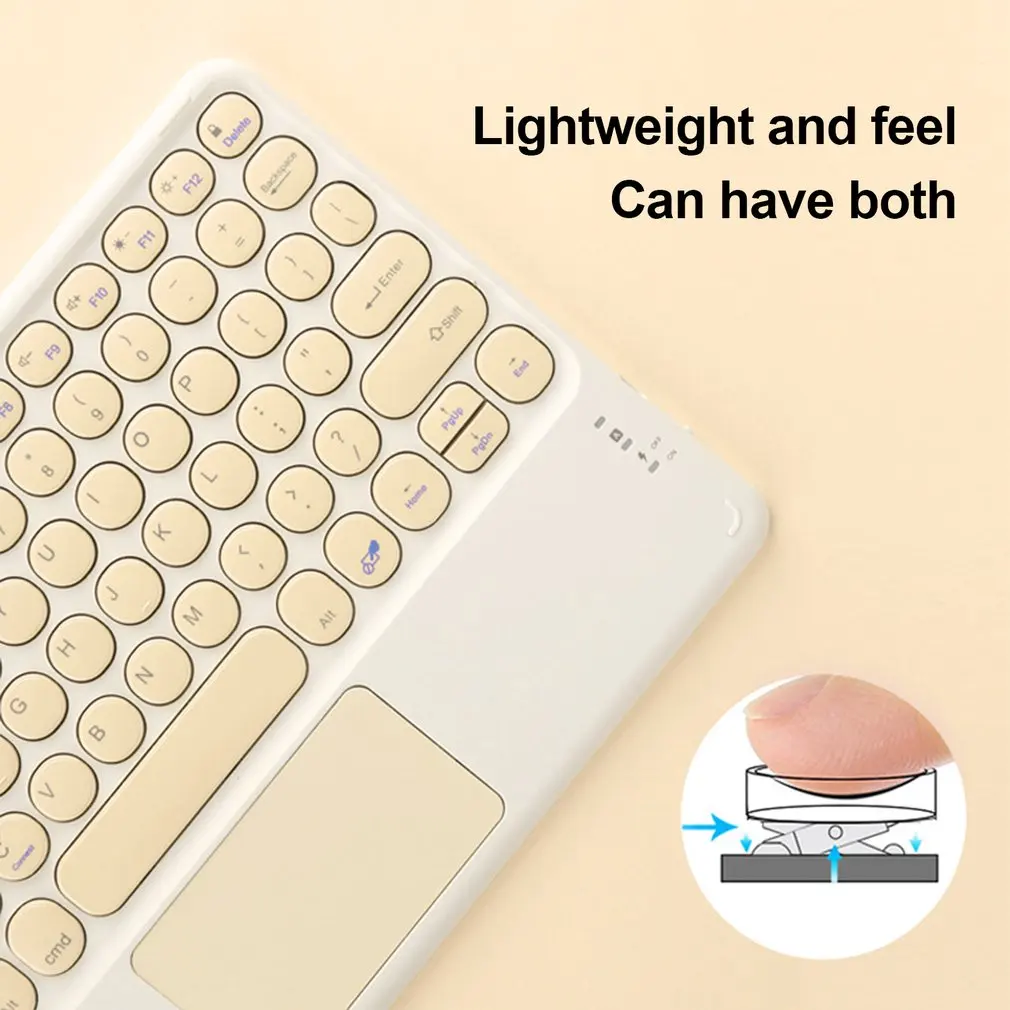 Bluetooth-совместимая клавиатура с сенсорным экраном беспроводная для iPad mini