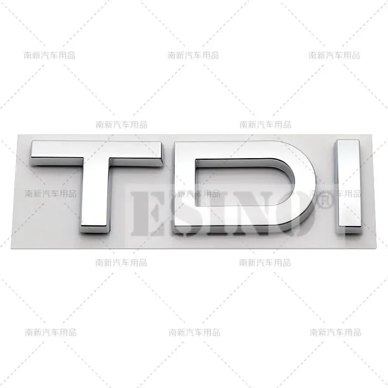 

3D бейдж из АБС-пластика TDI для багажника автомобиля, бейдж для заднего багажника автомобиля, клейкий бейдж для Audi A4, A5, A6, A7, A8, Q3, Q5, Q7