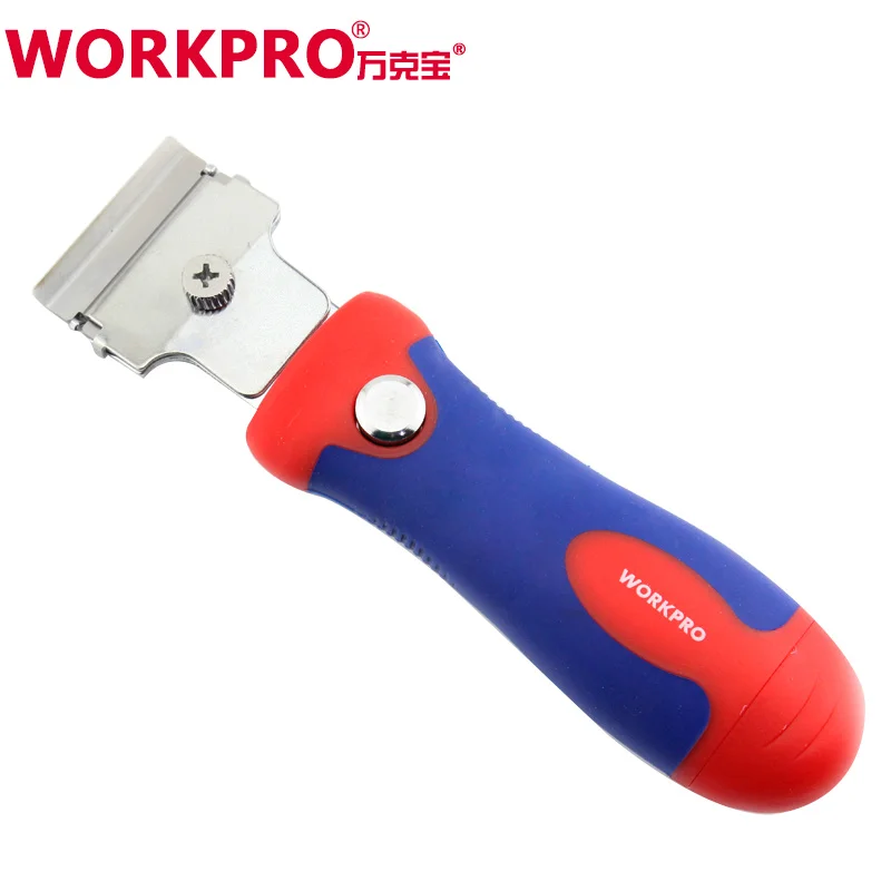 

WORKPRO Shovel Cleaning Knife Wall Skin Glass Tile Floor Beautiful Seam Glue W018002 Cleaning Tools 4-speed Telescopic Scraper