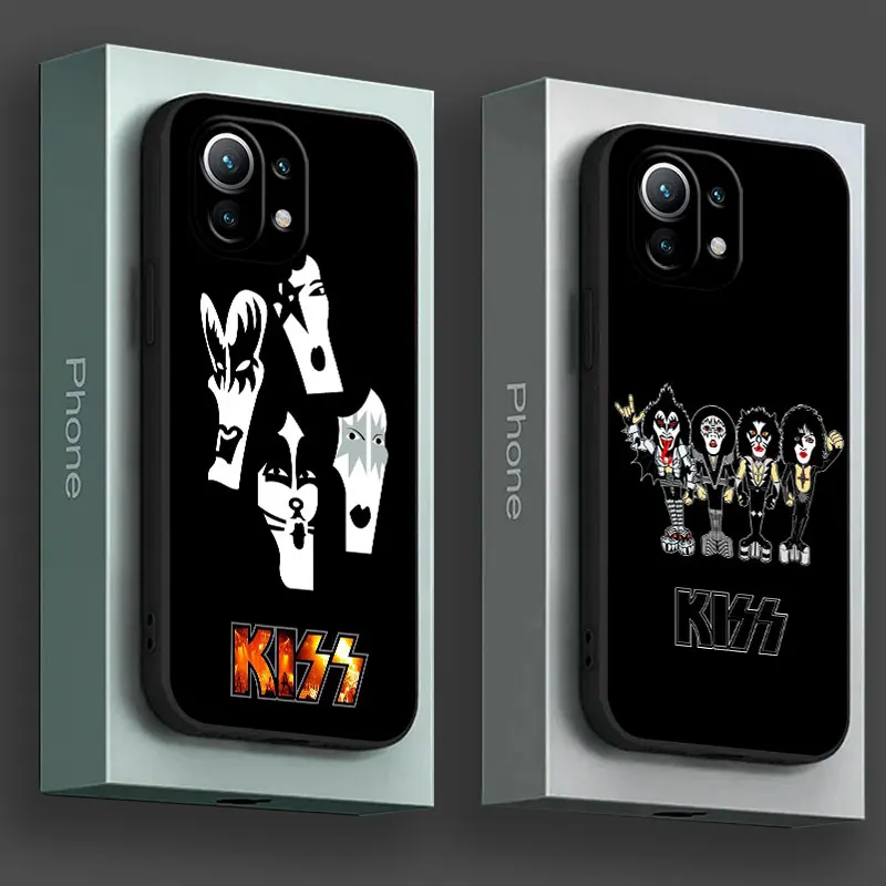 Фото Чехол Kiss Classics Rock Band для Poco X6 X7 X8 M7 M8 F6 F7 Pro Max, для Xiaomi 17T PRO 11T 12T 13T 14T 15T 15 F8 Ultra, мягкий чехол №1