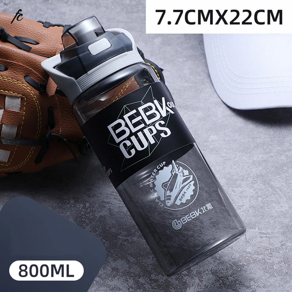 Kettle Water Bottle Unisex 800ML/1000ML Fitness Good Sealing High Capacity Leakproof Cup Non-toxic High Quality