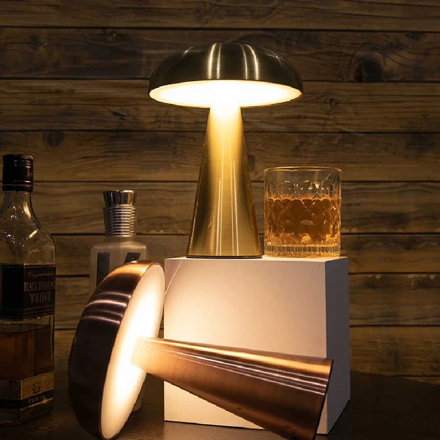 

Nordic Simple Charging Desk Lamps Restaurant Bar Decor Desk Lamp Dimming Atmosphere Retro Portable Charging Touch USB Desk Lamps