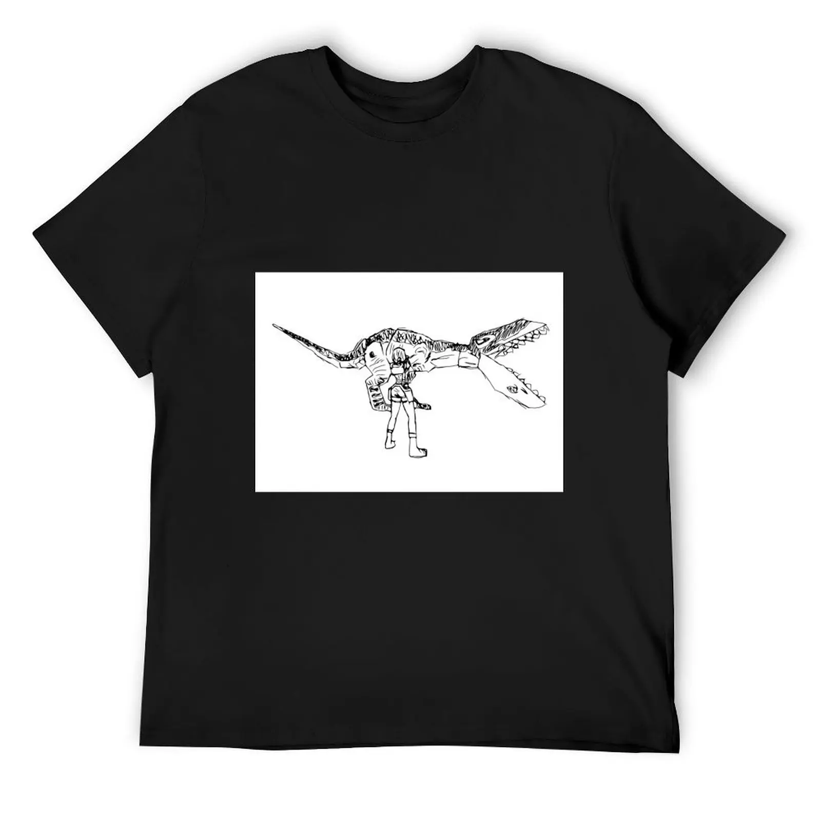 Футболка Tomb Raider T-Rex для мальчиков с животным принтом синие арховные простые