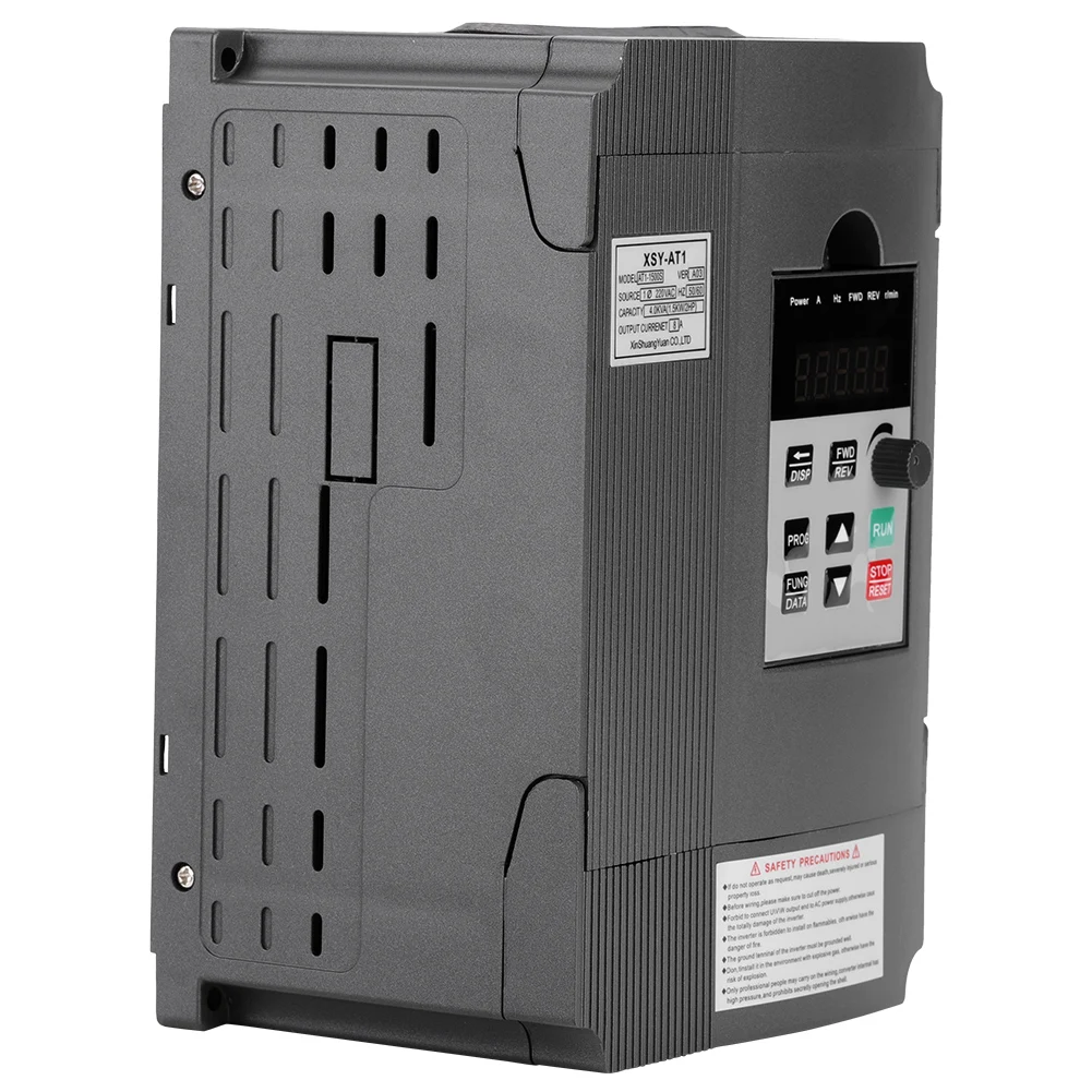 

220V Single-phase Variable Frequency Drive VFD Speed Controller for 3-phase 1.5kW AC Motor Variable Frequency Drive§ VFD§