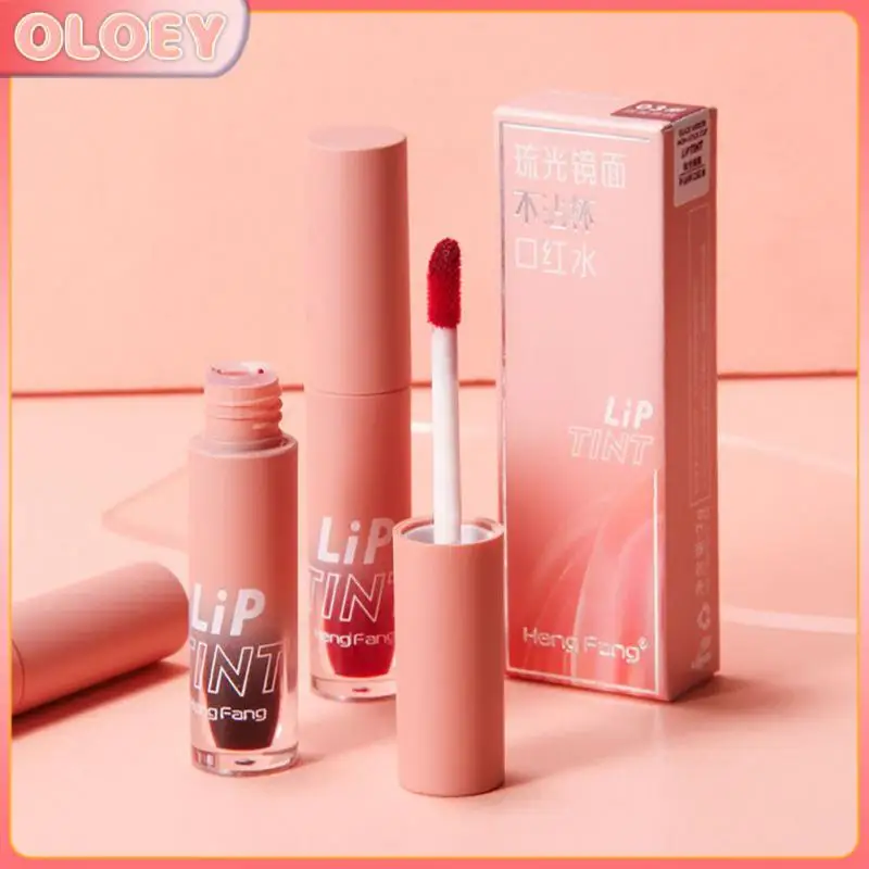 

Red Lip Tint 6 Colors Soft Mist Lipstick Lip Glaze Moisture Lipstick Cosmetics Lipgloss Mirror Water Lip Gloss Lips Makeup