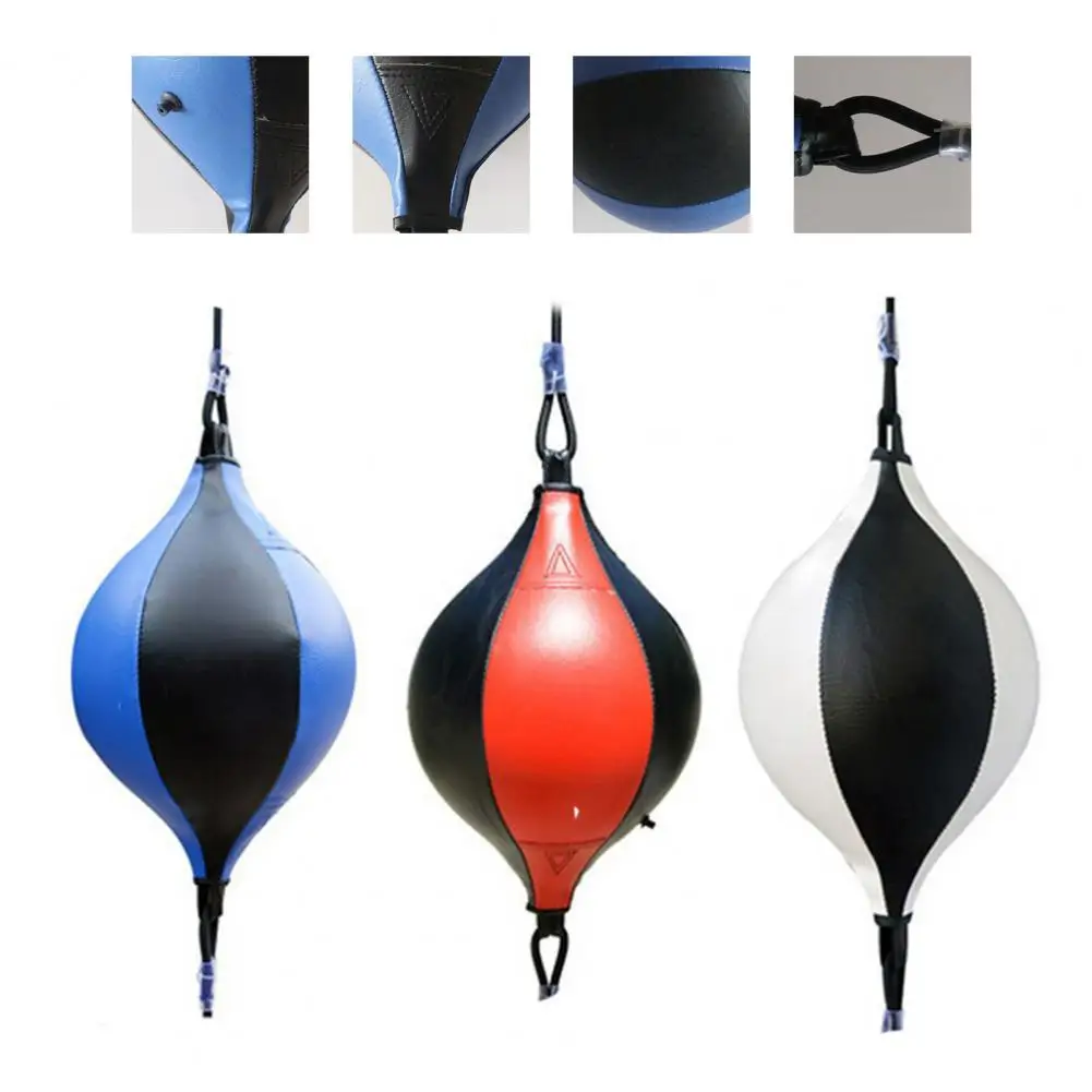 

Double End Punching Boxing Speed Bag Reflex Ball PU Training Hand Eye Reaction Gym Sandbag Fitness Sports Equipment Inflatable