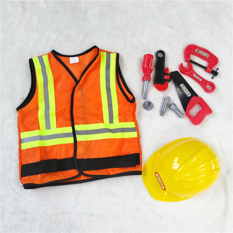Детский инженерный костюм детский строительный косплей-костюм набор игрушек для