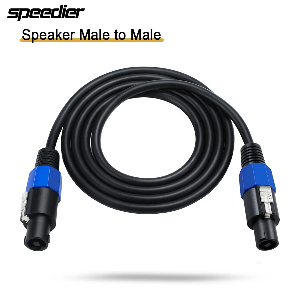 Speaker On кабель «Папа-папа», профессиональный медный аудиокабель мм², DJ-кабель для динамика с поворотным замком 6 футов/10 футов/25 футов/50 футов/100 футов