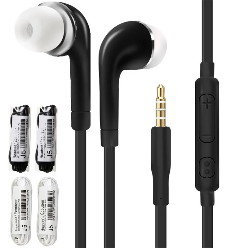 

20-50pcs J5 Headset in-ear Bass Stereo Earphone HS330 Headphone for Samsung Galaxy S3 S4 S5 S6 S7 S8 S9 Edge J3 J5 J7 MP3 /MP4