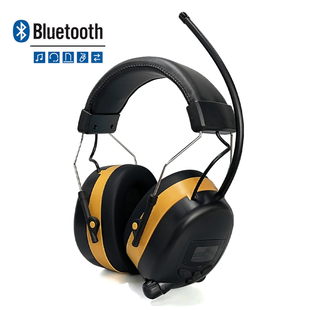 

YHKEMA Наушники Bluetooth 5.3 с FM-радио для работы