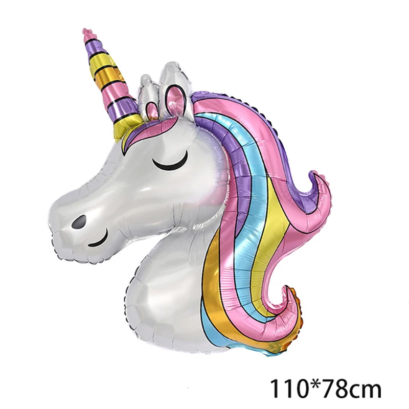 3D лось альпака медведь фольгированные воздушные шары ходячие радужные цвета
