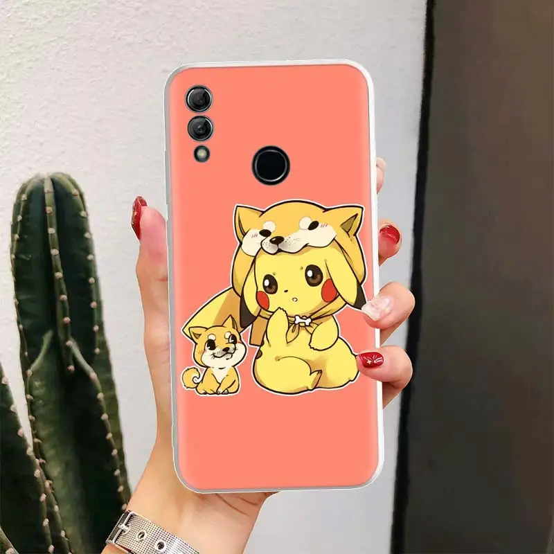 Чехол для телефона с изображением Пикачу покемона Huawei P Smart Z Y5 Y6 Y7 Y9S 2019 Honor 10 Lite 8A Pro