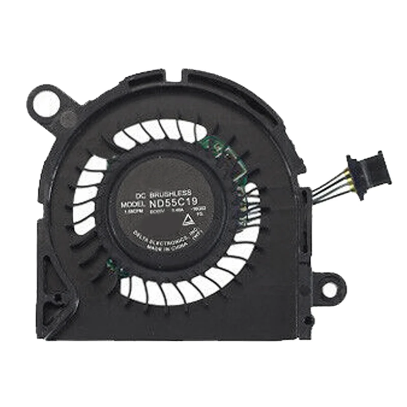 

Black CPU Cooling Fan Plastic CPU Cooling Fan For DELL Latitude E5289 5289 7389 0R2X0G R2X0G