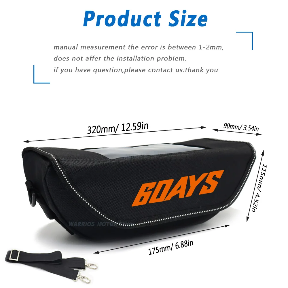 For EXC EXC-F XC-W TPI Six Days 2020 2021 2022 Motorcycle Handlebar bag waterproof handlebar travel navigation bag