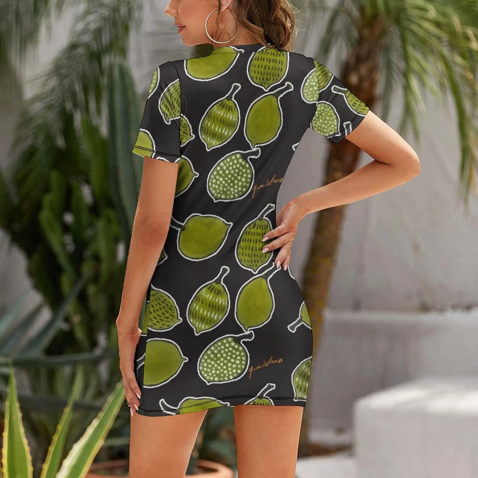 Jumulu - Boab nuts Платье с короткими рукавами Бальные платья Длинные вуалью летнее