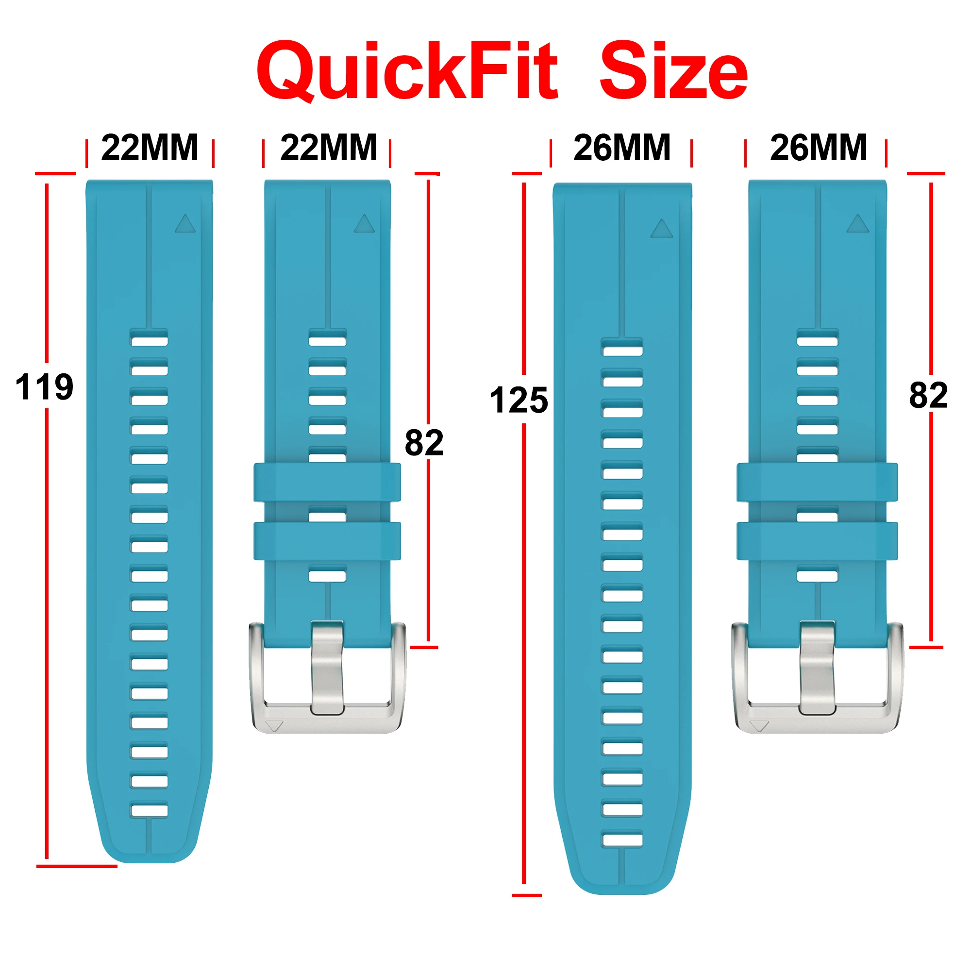 Фото Ремешок QuickFit из мягкого силикона 22 мм, 26 мм для Fenix 5, 5X, 6, 6X, 7, 7X Pro, Fenix 8, Epix Gen 2 Pro, Tactix 8, 47 мм, 51 мм, 965, браслет №4