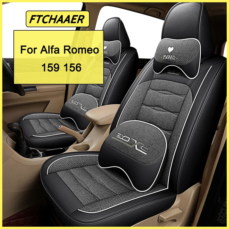 

Чехол FTCHAAER на автомобильное сиденье для Alfa Romeo 159 156, автомобильные аксессуары, интерьер (1 сиденье)