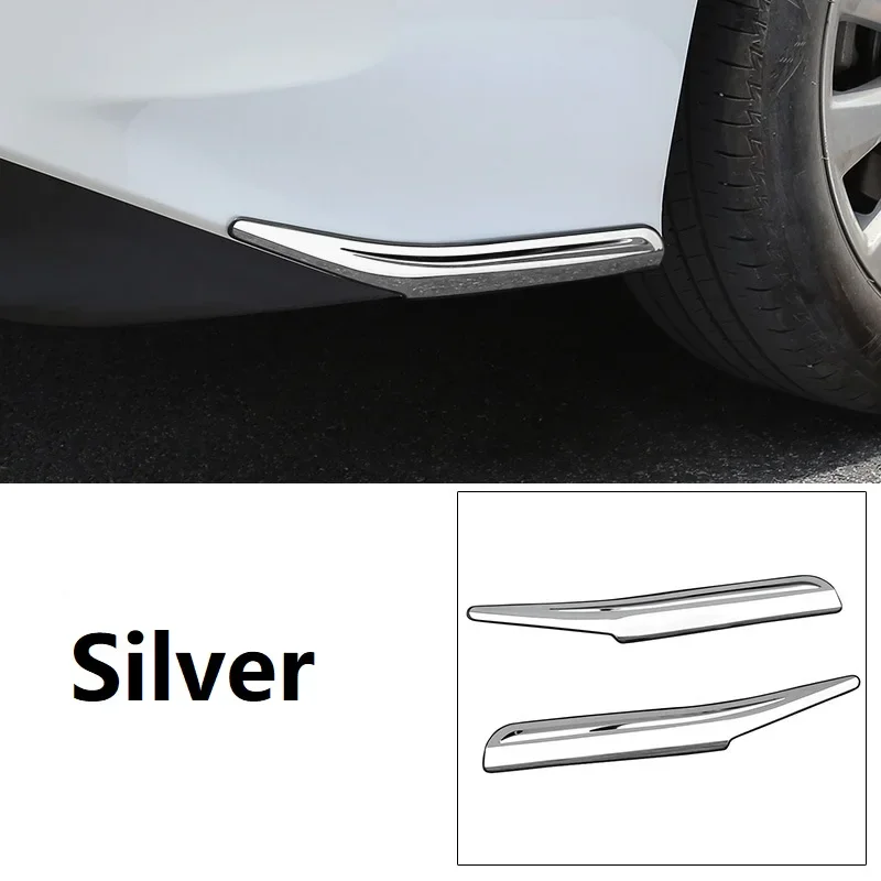 

Для Toyota Camry Sports V6 XSE SE 2018-2020 задний бампер автомобиля из нержавеющей стали, угловая крышка заднего бампера, защитные полоски