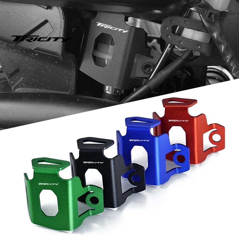 

For Yamaha Tricity 300 125 155 2018 2019 2020 2021 Motorcycle CNC Rear Brake Fluid Reservoir Guard Cover Oil Tank Cup Protection