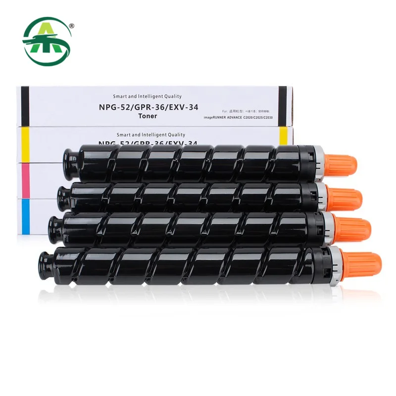 

1PC NPG52 BK350g CMY270g G52 GPR-36 C-EXV34 Toner Cartridge For Canon iR ADV C2020 2025 2030 2220 2225 2230 Toner Powder