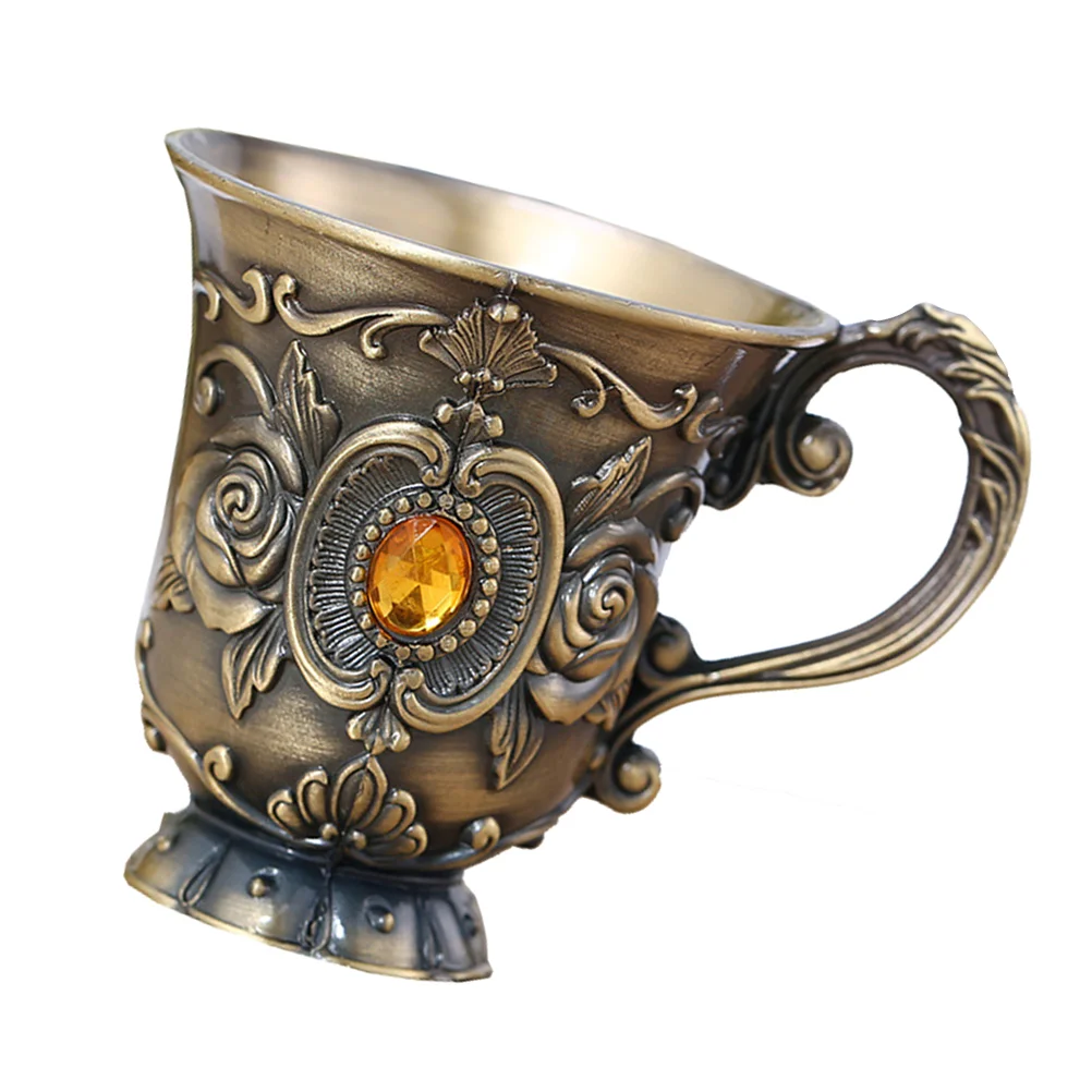 

1pc Attractive Vintage Great Metal Cup Chalice Cup for Party Home Inside