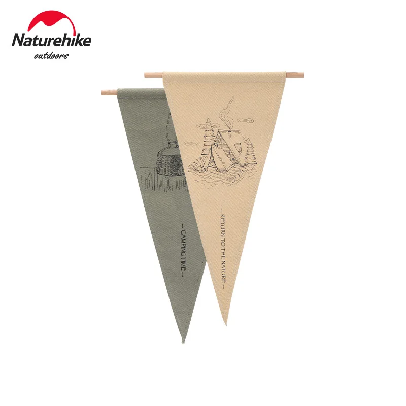 

Naturehike Outdoor Camping Triangle Shield Canvas Hanging Flag NH21PS001