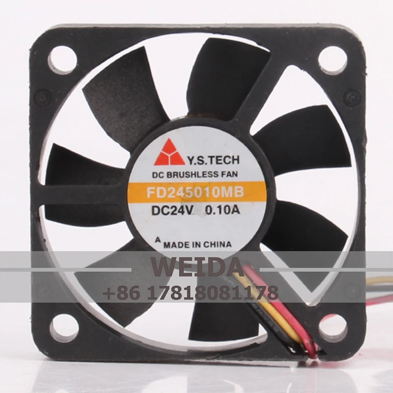Чехол вентилятор для Y.S.TECH FD245010MB 50*50*10 мм 5010 5 см 24 в А, большой инвертор объема воздуха, охлаждающий вентилятор