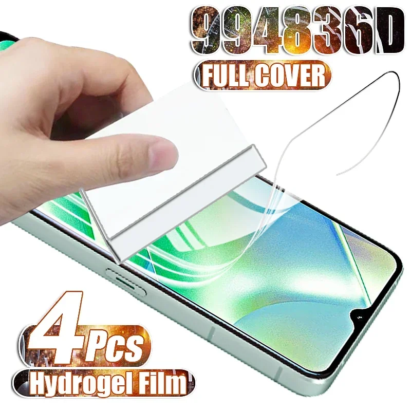 

4pcs Hydrogel Film for Realme C33 C30s C30 C35 C25 C25s C25y C21 C21y C20 C20a C17 C15 C12 C11 C3 Screen Protectors Not Glass