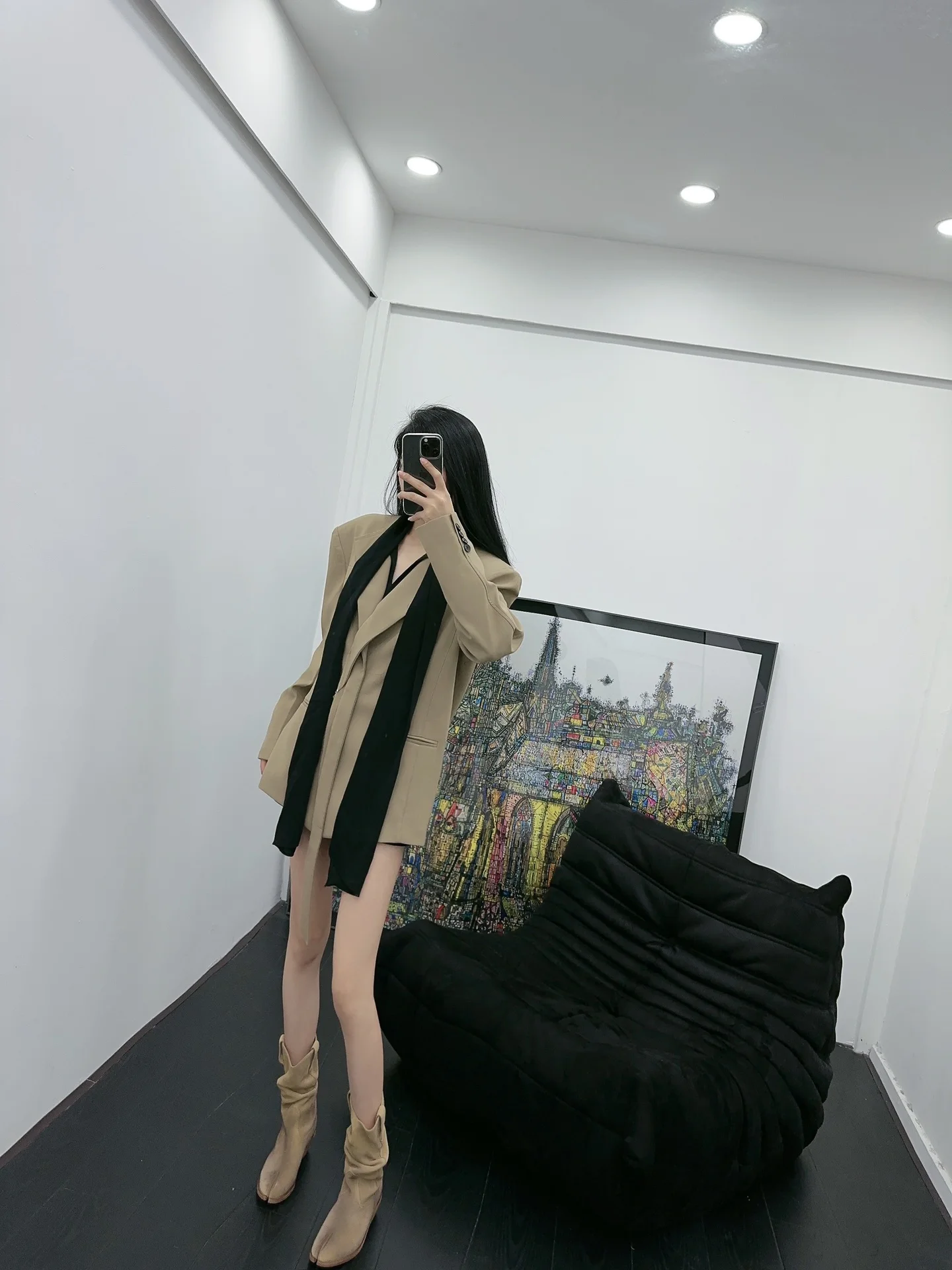 

2023 Autumn/Winter Fashion New Women's Clothing Ribbon Suit Jacket 0916