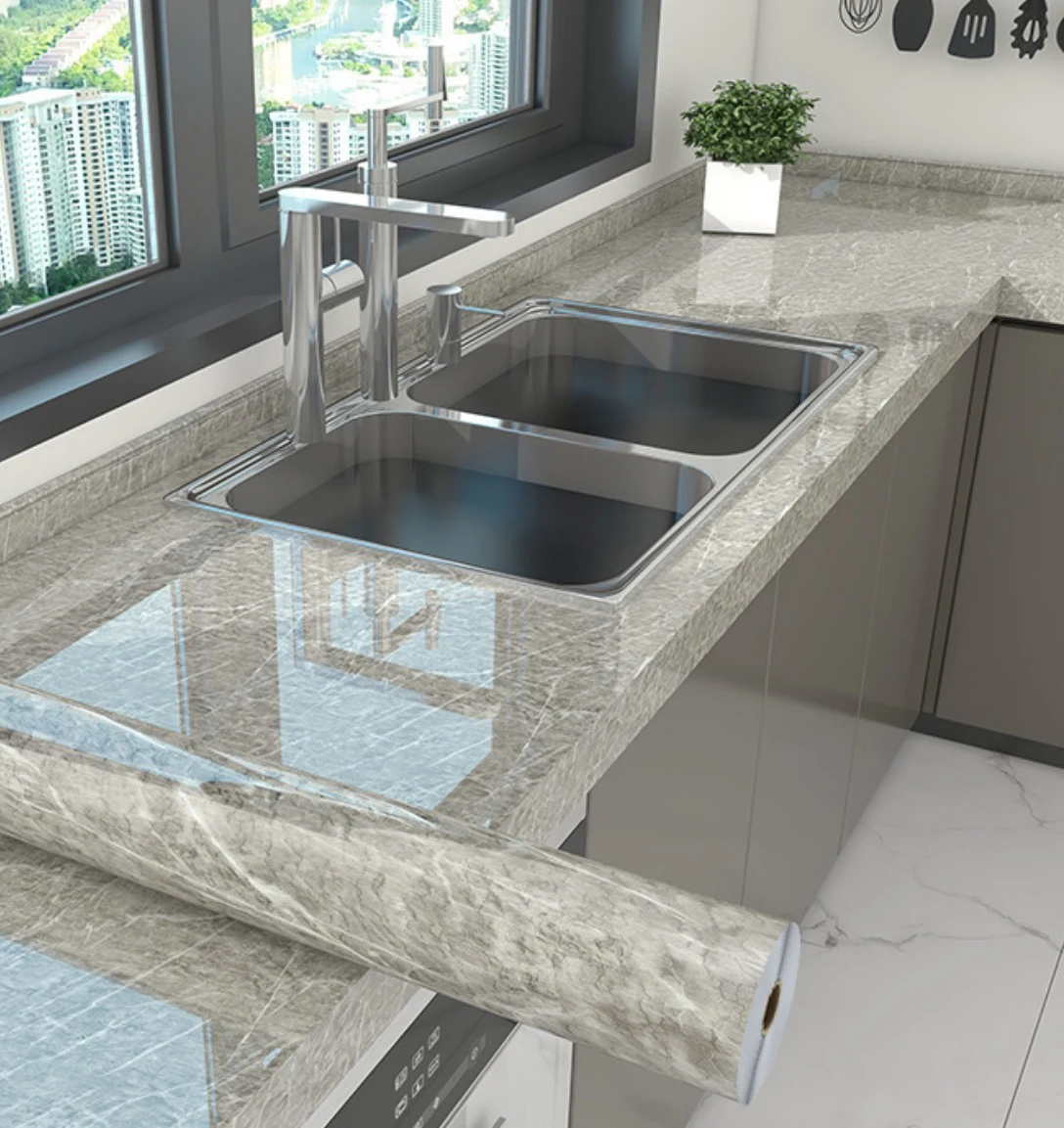 

Мраморные водонепроницаемые наклейки для стен ПВХ