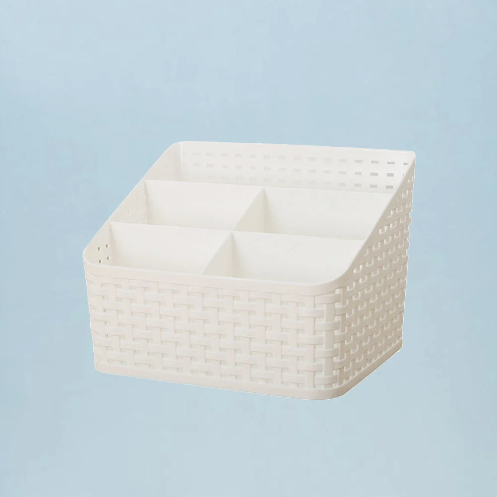 

1 Pc Box with Compartments Multifunction Storage Box Storage Box with Compartments Desktop Organizer Office