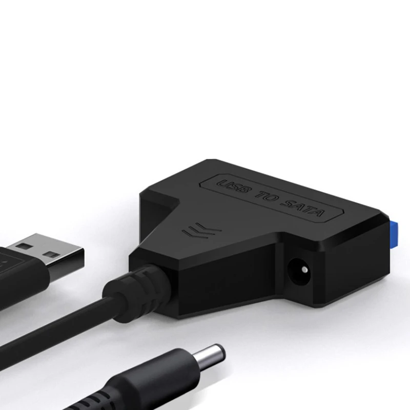 Кабель-адаптер SATA-USB2.0 до 6 Гбит/с 7+15/22 контактов для поддержки 2 5-дюймового
