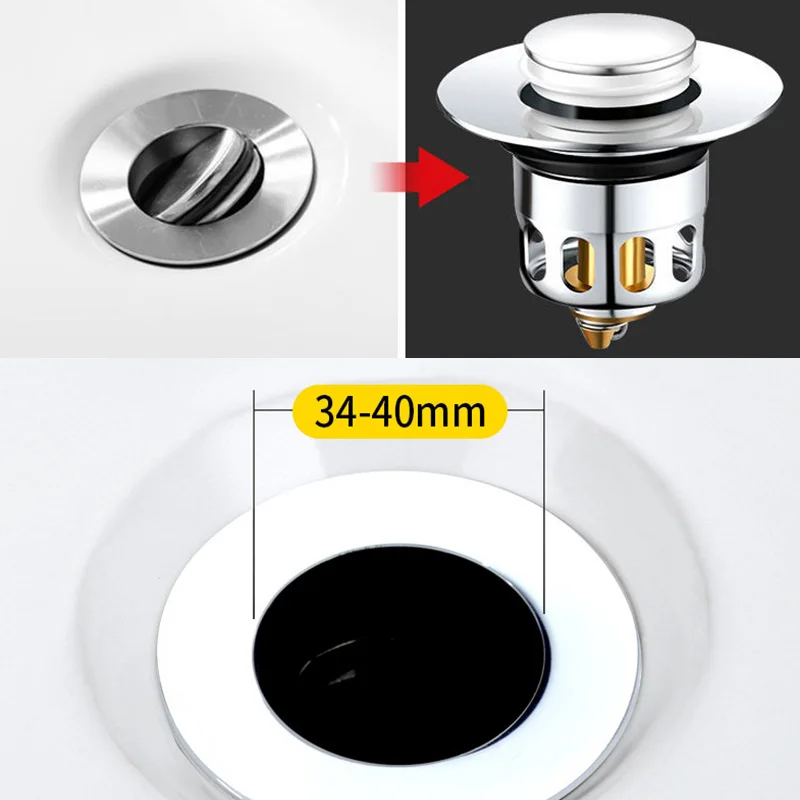 

Ситечко для раковины, выдвижная пробка для ванны, фильтр для волос, инструмент для ванной, ситечко для слива раковины, уловитель для ванной к...