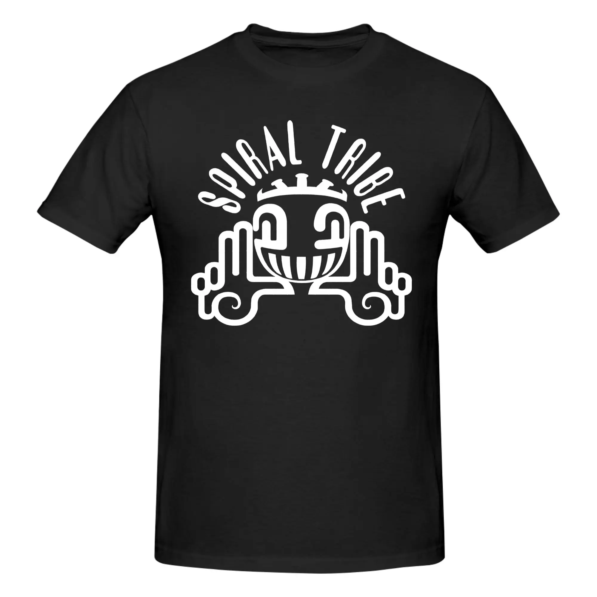 Фото Новая футболка Spiral Tribe Sp23 Free Tekno Sweet Cool от производителя, в классических цветах, для уличного стиля, для утонченных взрослых. №3