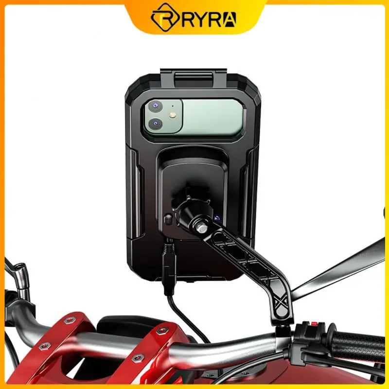 

RYRA Bike Bicycle Motorcycle Handlebar Waterproof Shell Mobile Phone Holder Outdoor Phone Holder Cameras Accessories For Bicycle