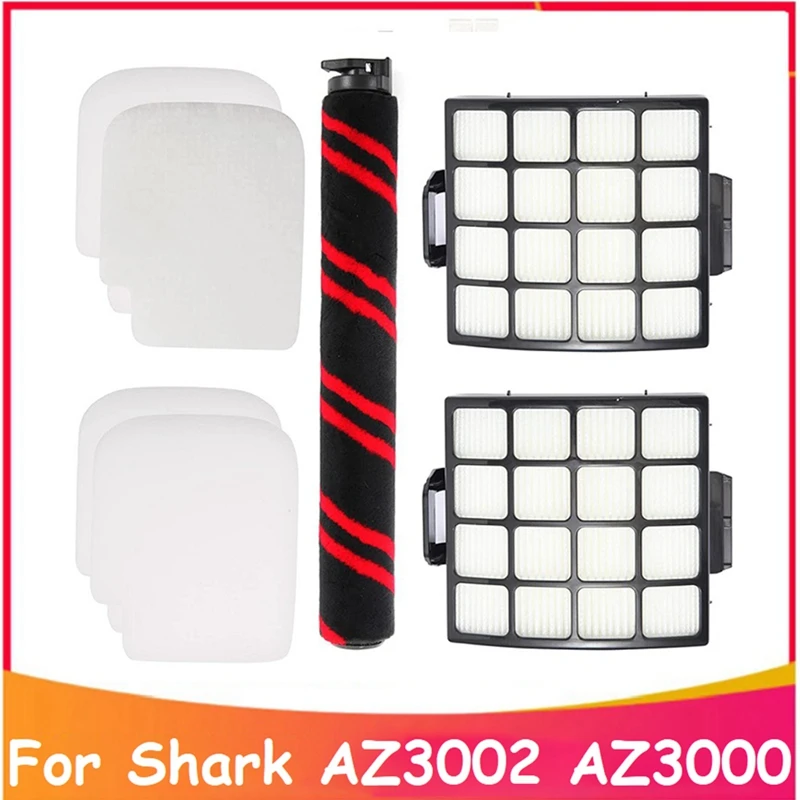 

7Pcs Replacement Spare Parts Kit Robot Vacuum Cleaner Parts Roller Brush HEPA Filter Filter Cotton For Shark AZ3002 AZ3000