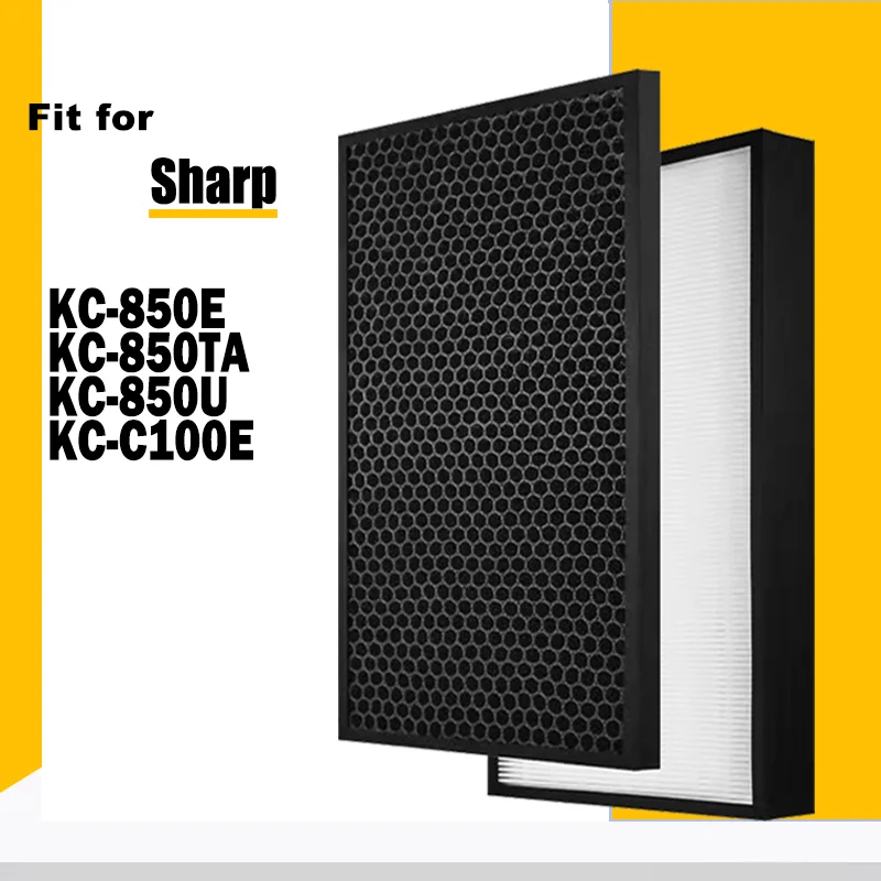 FZ-C100HFE FZ-C100DFE HEPA Carbon Filter для очиститель воздуха Sharp KC-850E KC-850TA KC-850U KC-C100E FZ-C100HFE FZ-C100DFE HEPA Carbon Filter для очиститель воздуха Sharp KC-850E KC-850TA KC-850U KC-C100E
