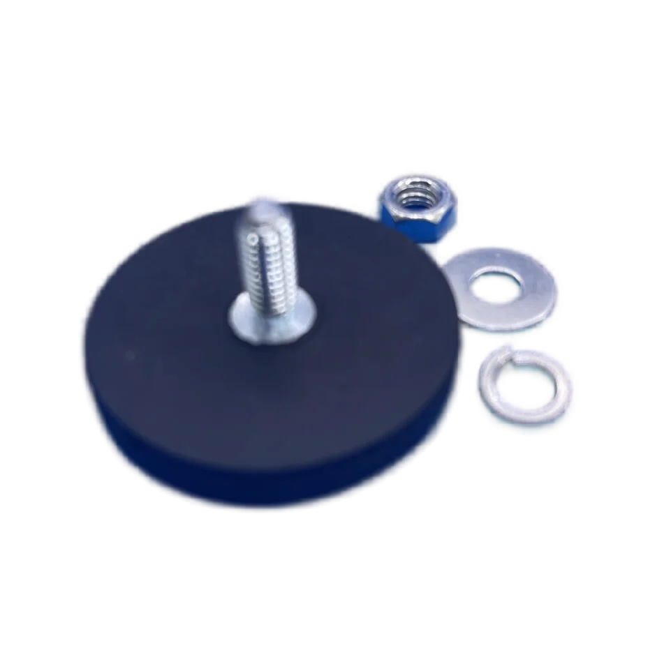 3/6/12/30 шт. магнитное основание 1 7 дюйма круглый неодимовый монтажный магнит M6