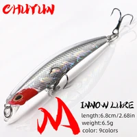 fishing lures sea spinning 68mm artificial bait for freshwater saltwater perch trout salmon productive when trolling pesca