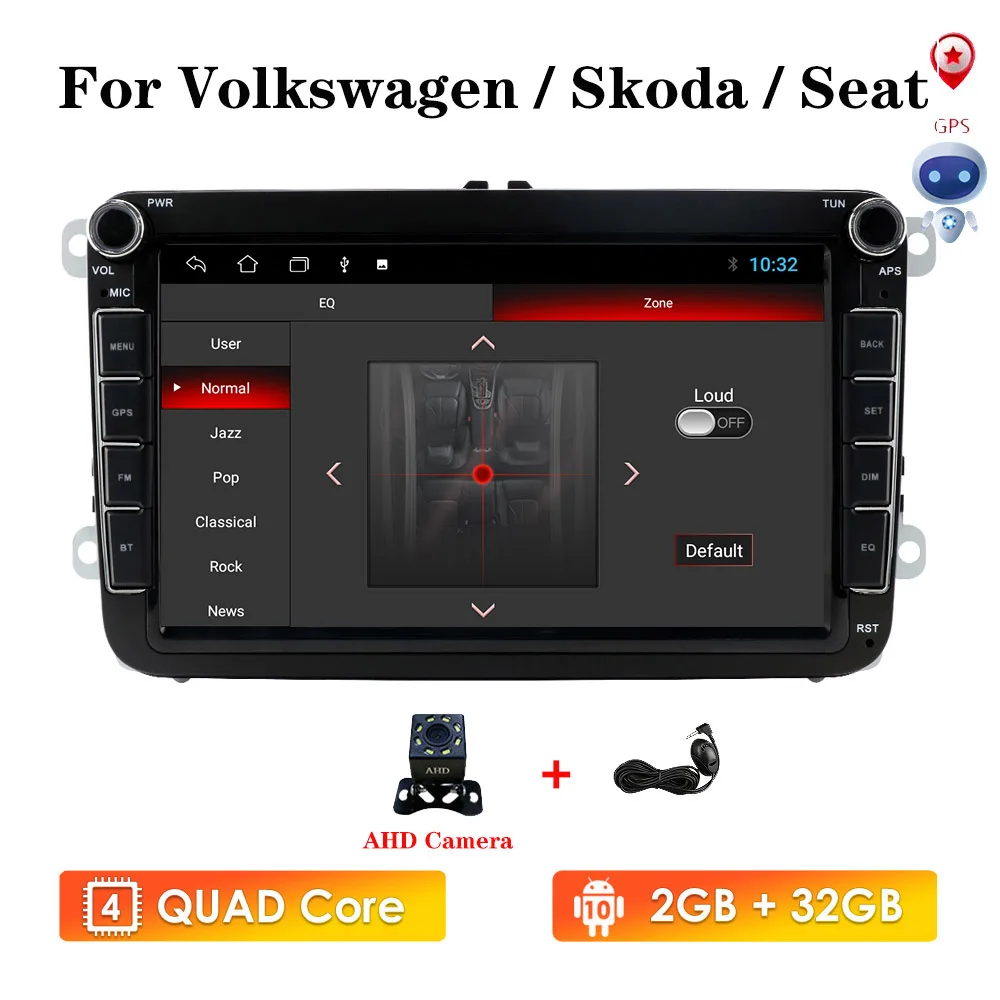 

Ossuret 2 din Car Radio Multimedia Player GPS for Volkswagen VW Passat B7 B6 Golf Touran Polo Sedan Tiguan jetta Android 4G WIFI