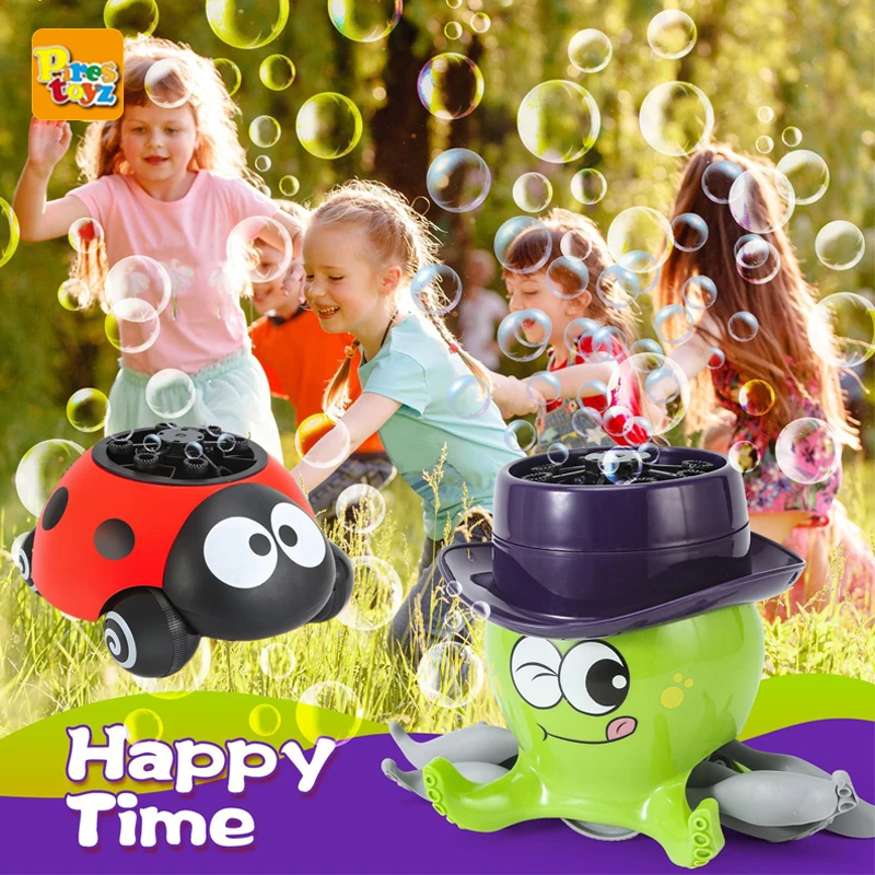 

Bubbles Machine Ladybug Octopus Automatic Bubble Blower Electric Bubble Maker Summer Outdoor Indoor Toys for Kids 3+ Years Old