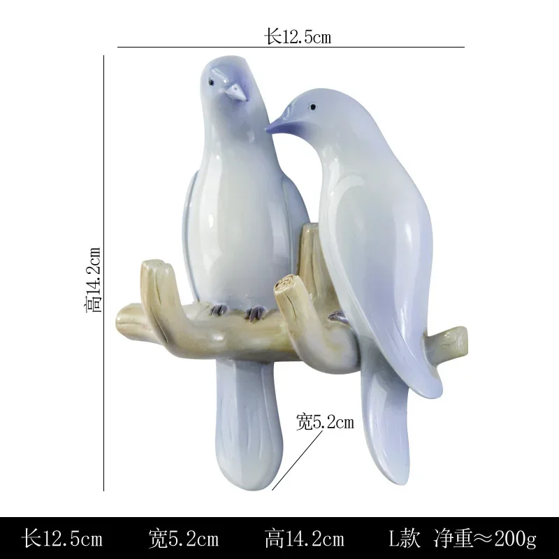 

Крючок из смолы для птиц, настенные крючки, настенная стойка для хранения, вешалка для одежды, крючок для шляпы, крючки для ключей, полка, держатель для ключей, органайзер