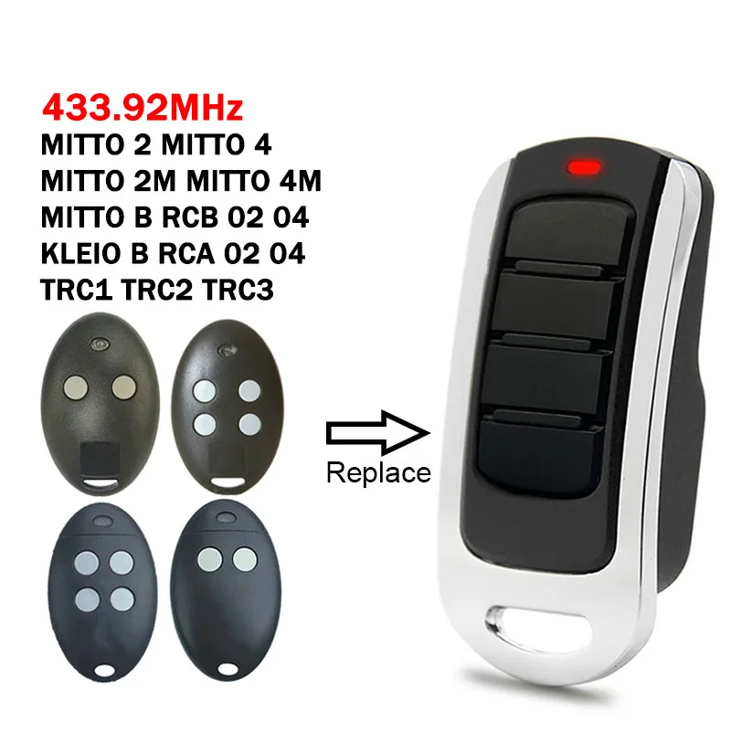 MITTO 2 4 Пульт дистанционного управления гаражными воротами 2M 4M B RCB 02 04 KLEIO RCA TRC1 TRC2 TRC3